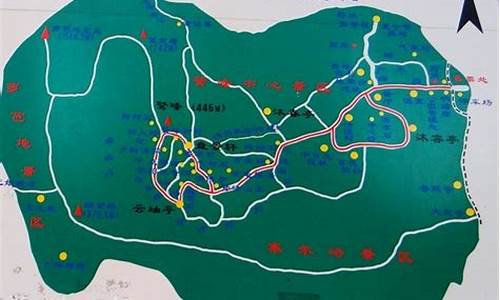 鹫峰森林公园导游图_鹫峰森林公园导游图片