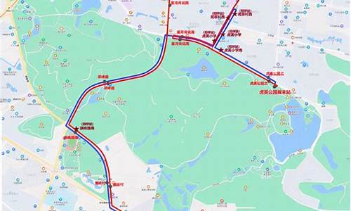 虎英公园游玩路线图_虎英公园游玩路线图片