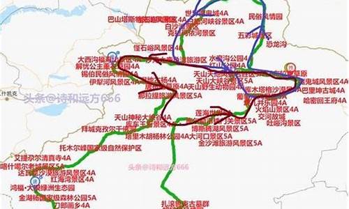 从武汉到新疆自驾游经典路线_从武汉到新疆自驾游经典路线及沿途景点和开销