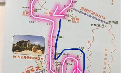 华山 旅游路线_华山旅游路线图